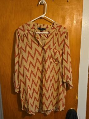 Riley+James Chevron Blouse